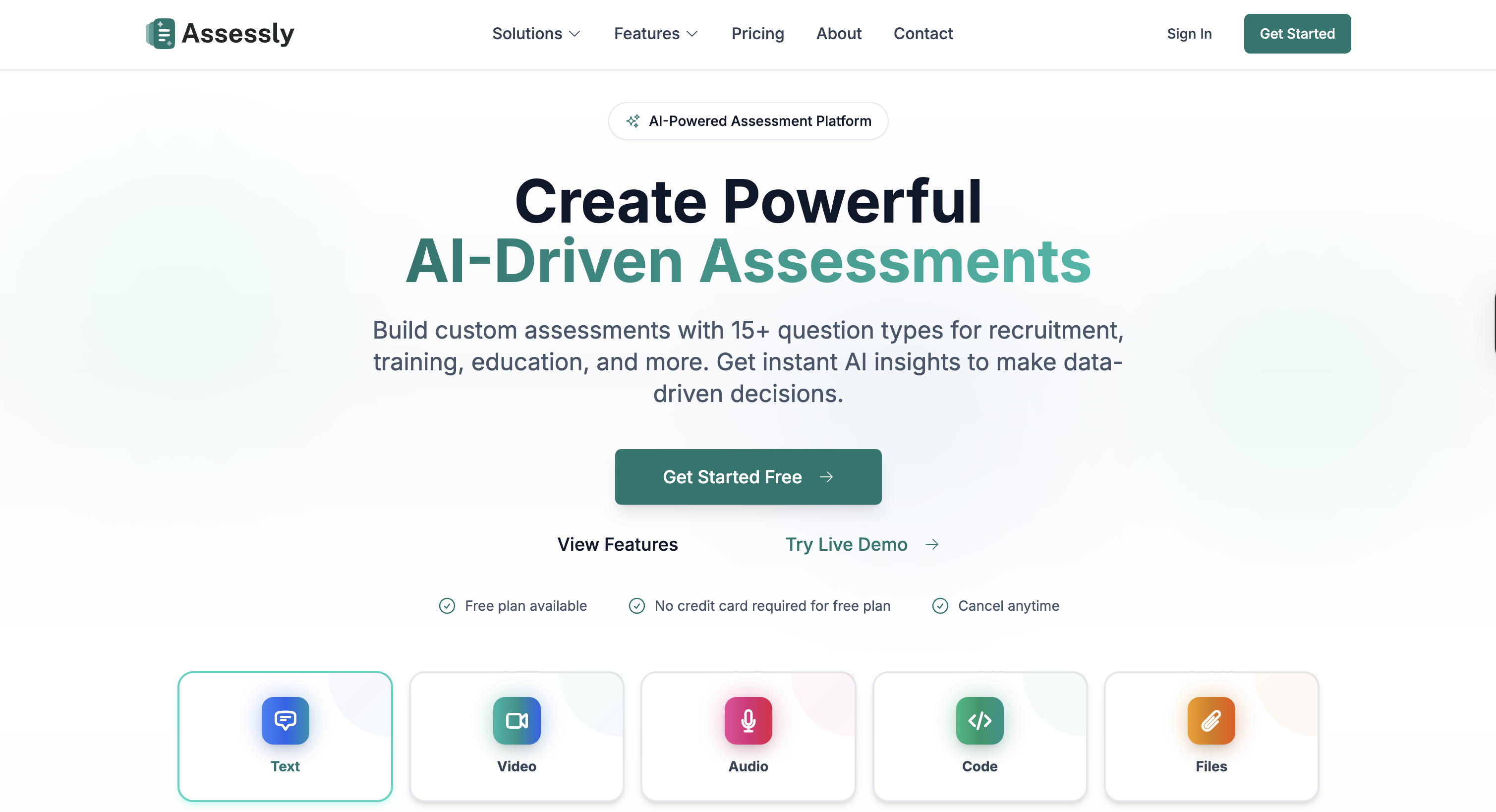 Assessly screenshot 1